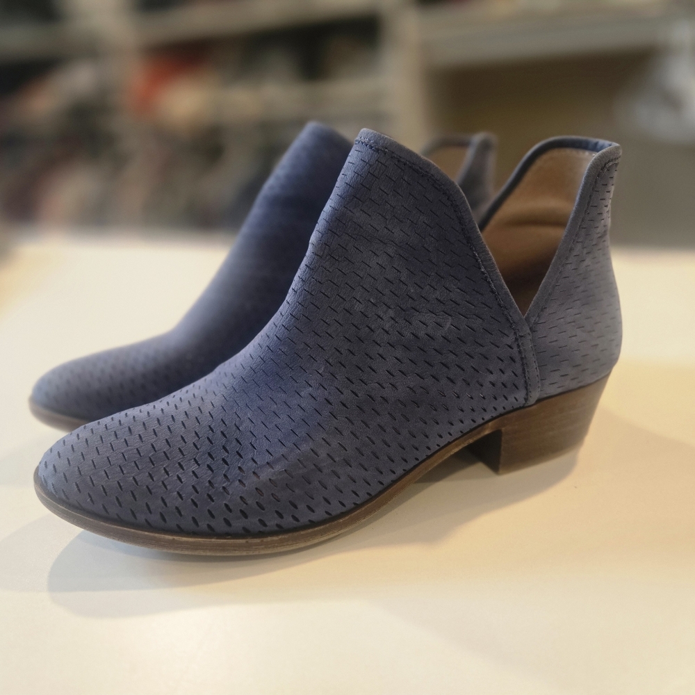 Lucky Brand Blue Ankle Booties